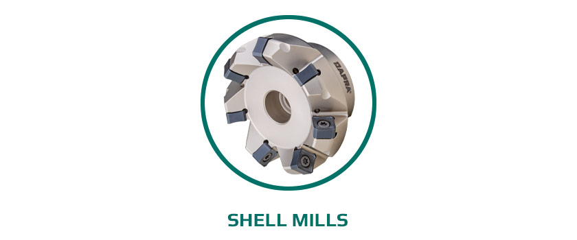 VOLUM3 face milling cutter bodies: shell mills